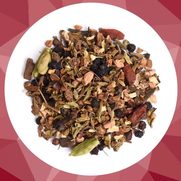 Spiced Chai Herbal Blend - Organic (2 oz loose leaf) - Click Image to Close